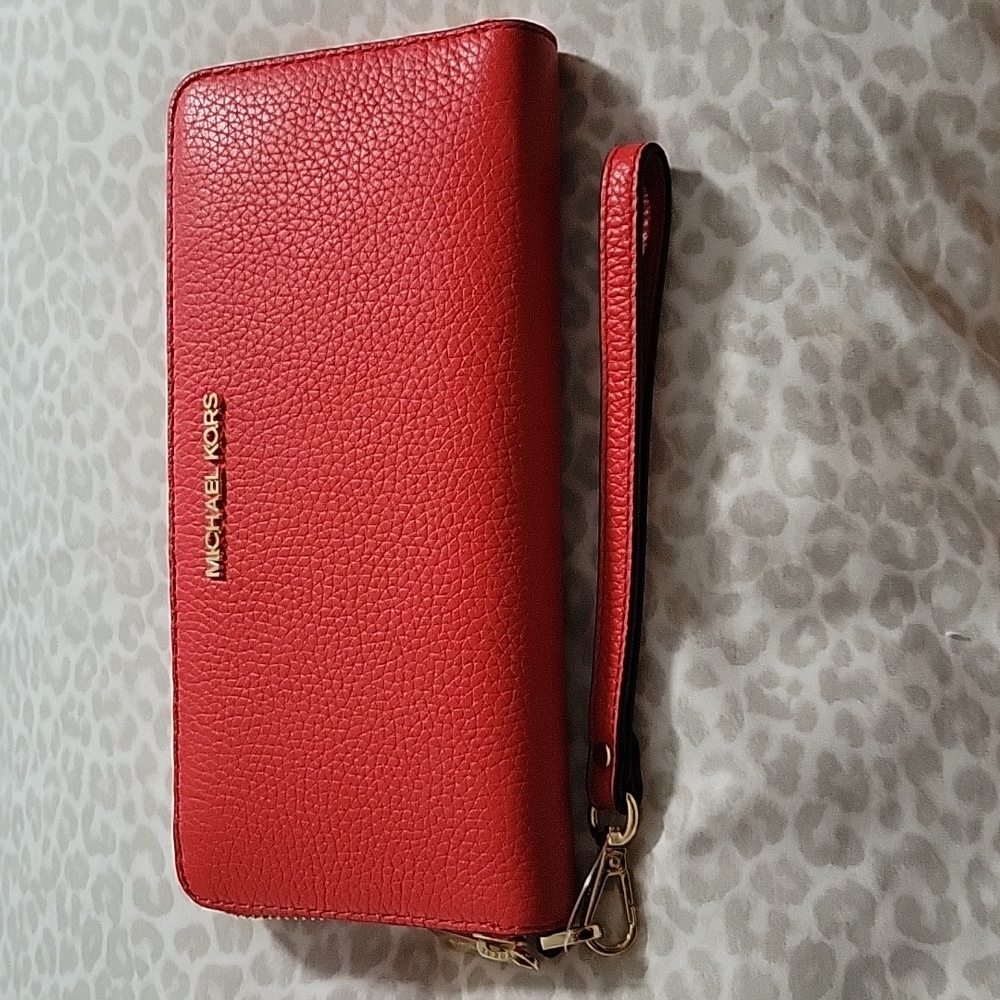 MICHAEL KORS RED sangria ❤️wallet